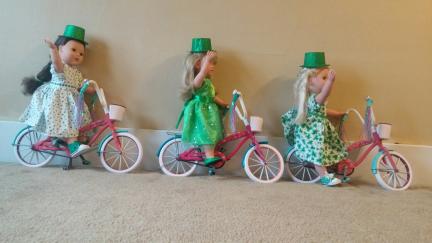 18" Dolls St. Pat's Bicycles 2019-02-27