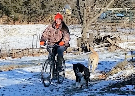 Karen Happy New Year Bicycle Ride 2018-01-01