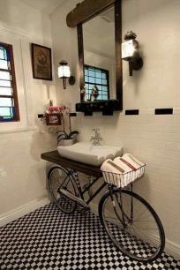 bicylce bathroom sink